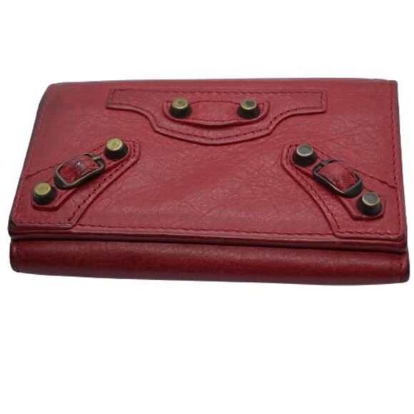 Authentic Balenciaga Red Leather 6 Key Case - Picture 1 of 12